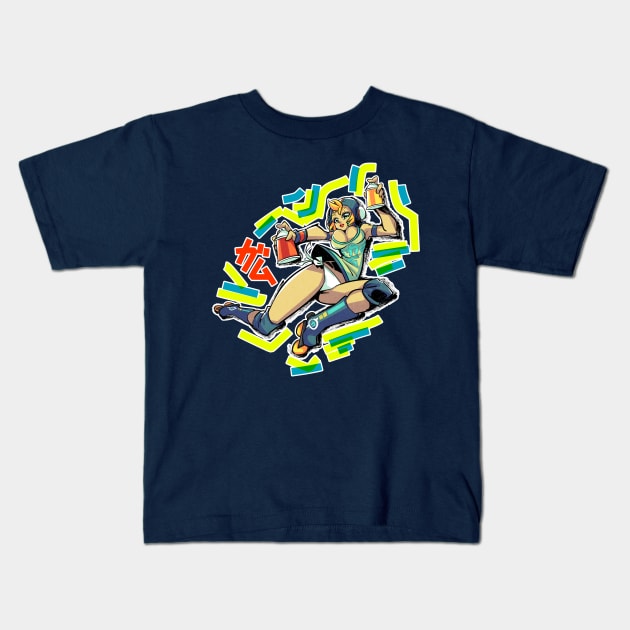 Jet Set Radio : Gum Kids T-Shirt by Rafchu